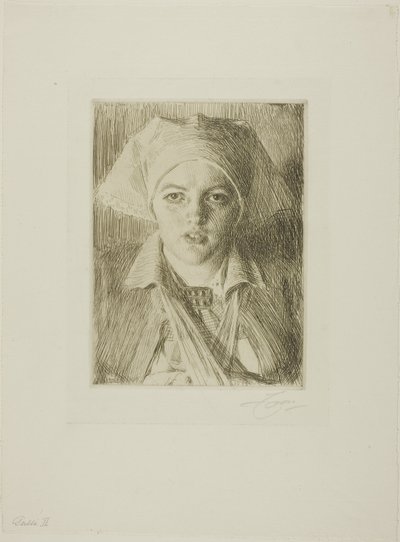Gulli II door Anders Leonard Zorn