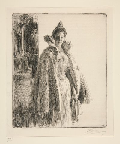 H.K.H. Prinses Ingeborg van Zweden II door Anders Leonard Zorn