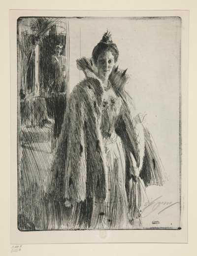 H.K.H. Prinses Ingeborg van Zweden II door Anders Leonard Zorn