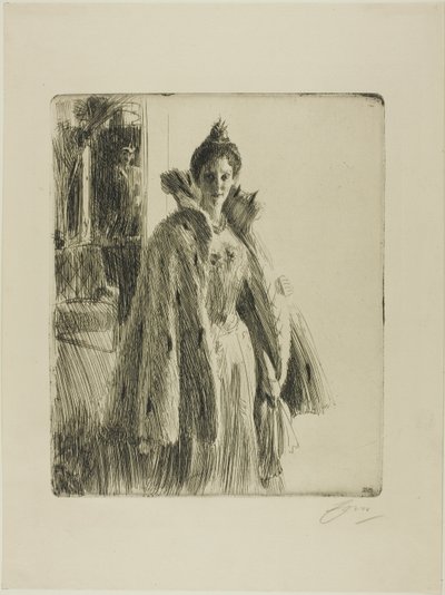 H. R. H. Prinses Ingeborg van Zweden II door Anders Leonard Zorn