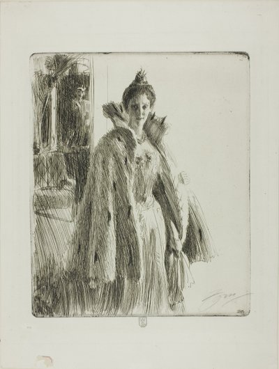 H. R. H. Prinses Ingeborg van Zweden II door Anders Leonard Zorn