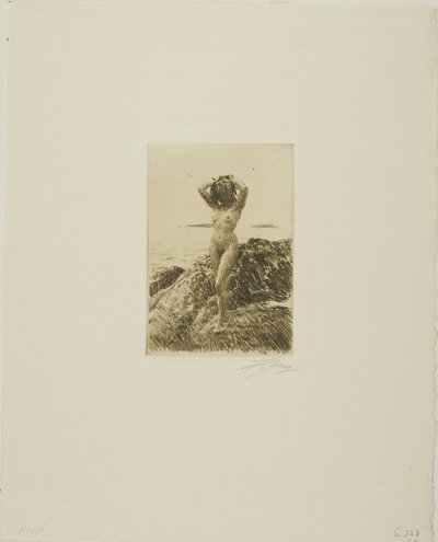 Zeewierkrans door Anders Leonard Zorn