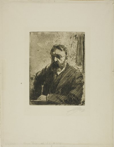 Hugo Tigerschiöld door Anders Leonard Zorn