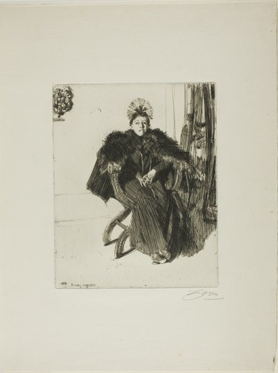 Isabella Gardener door Anders Leonard Zorn