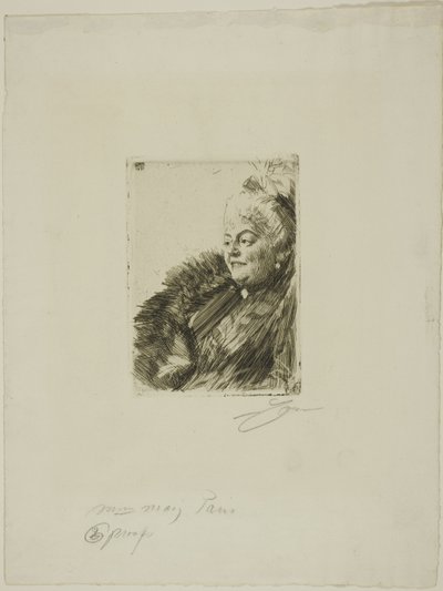Mme Georges May II door Anders Leonard Zorn