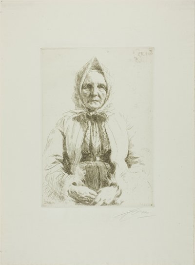 Mona door Anders Leonard Zorn