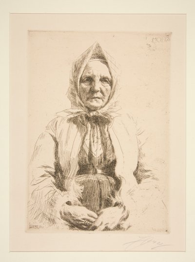 Mona door Anders Leonard Zorn