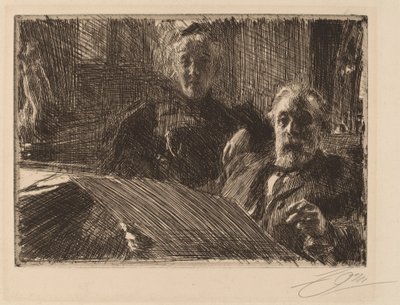 De heer en mevrouw Furstenburg door Anders Leonard Zorn