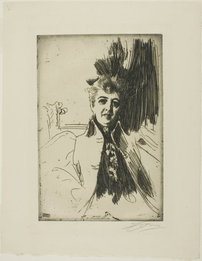 Mevrouw Potter Palmer door Anders Leonard Zorn