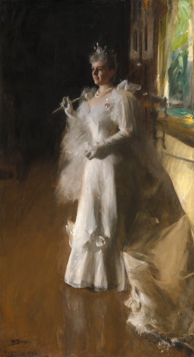Mrs Potter Palmer door Anders Zorn