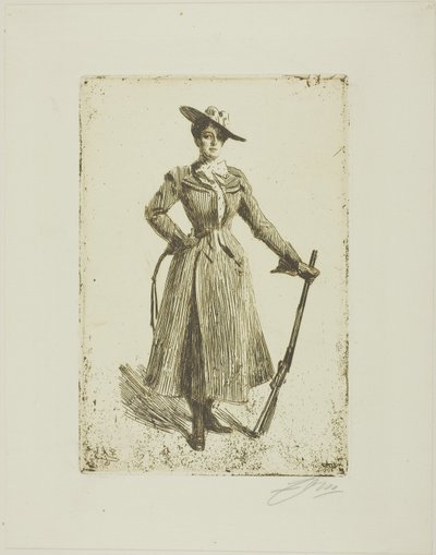 Mevrouw Thompson Seton door Anders Leonard Zorn