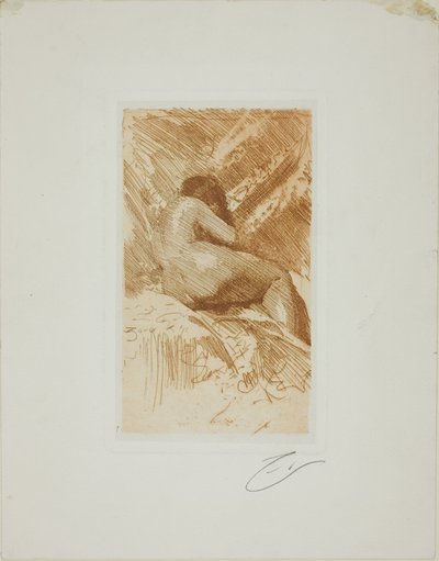 Naaktstudie door Anders Leonard Zorn