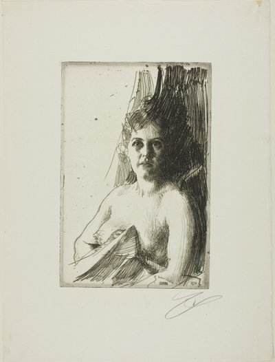 Naaktstudie III door Anders Leonard Zorn