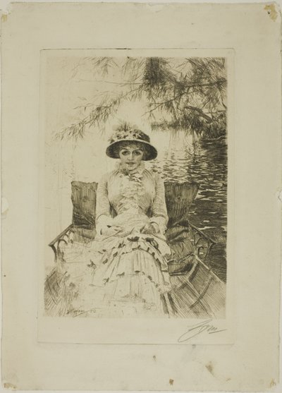 Op de Theems door Anders Leonard Zorn