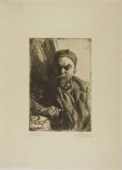Paul Verlaine II door Anders Leonard Zorn