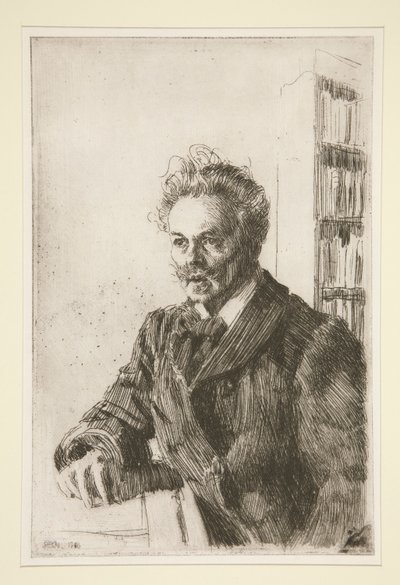 Portret van August Strindberg door Anders Leonard Zorn