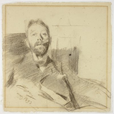 Portret van Charles Deering door Anders Leonard Zorn