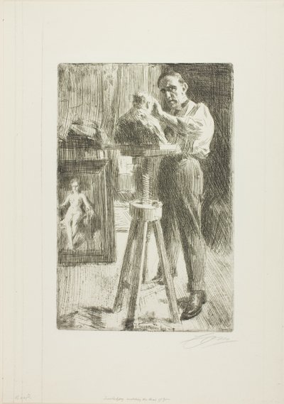 Prins Paul Troubetzkoy I (Volledige lengte) door Anders Leonard Zorn