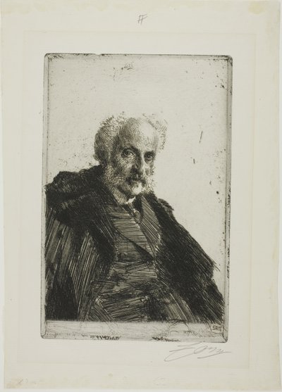 S. Loeb door Anders Leonard Zorn