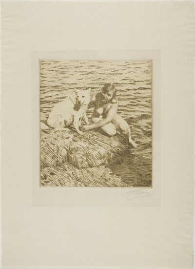 Sappho door Anders Leonard Zorn