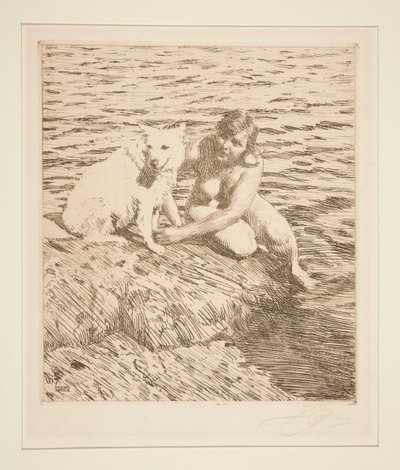 Sappho door Anders Leonard Zorn