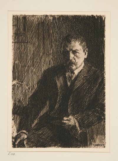 Zelfportret I door Anders Leonard Zorn