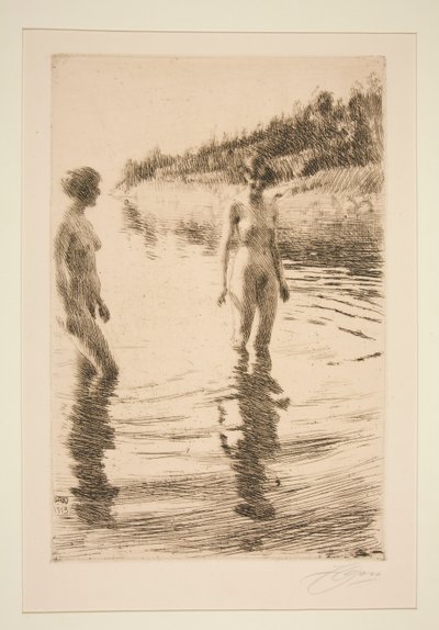 Ondiep door Anders Leonard Zorn