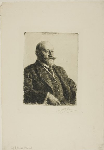 Sir Ernest Cassel door Anders Leonard Zorn