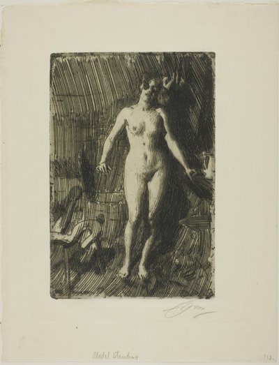 Staand Model door Anders Leonard Zorn