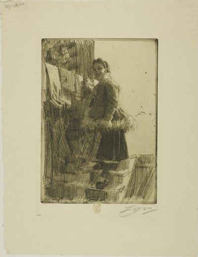 Het Magazijn door Anders Leonard Zorn