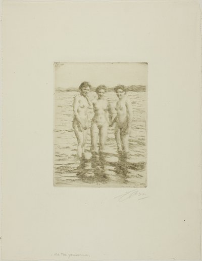 De drie Gratiën door Anders Leonard Zorn