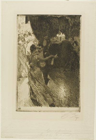 De Wals door Anders Leonard Zorn