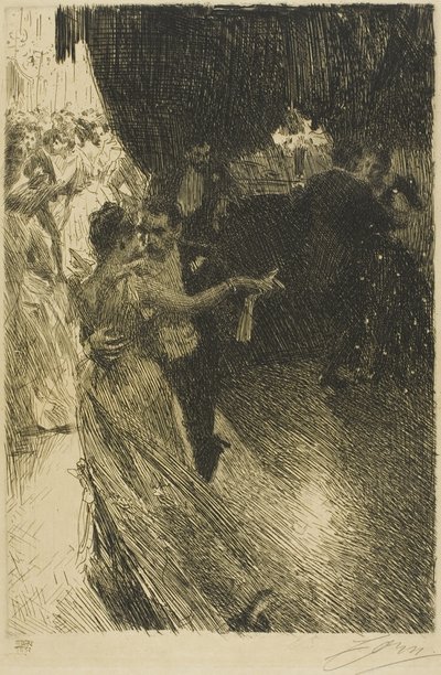 De Wals door Anders Leonard Zorn
