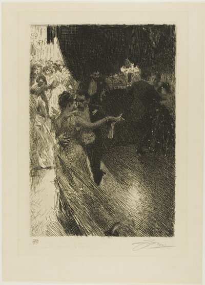 De Wals door Anders Leonard Zorn