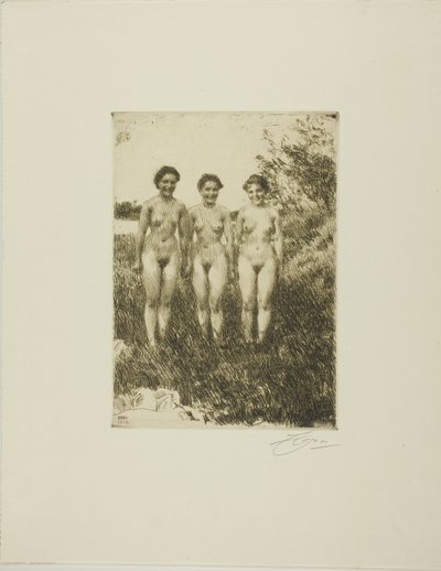 Drie Zusters door Anders Leonard Zorn