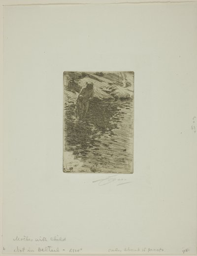 Met haar kind door Anders Leonard Zorn