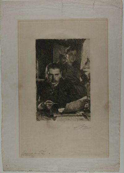 Zorn en Zijn Vrouw door Anders Leonard Zorn
