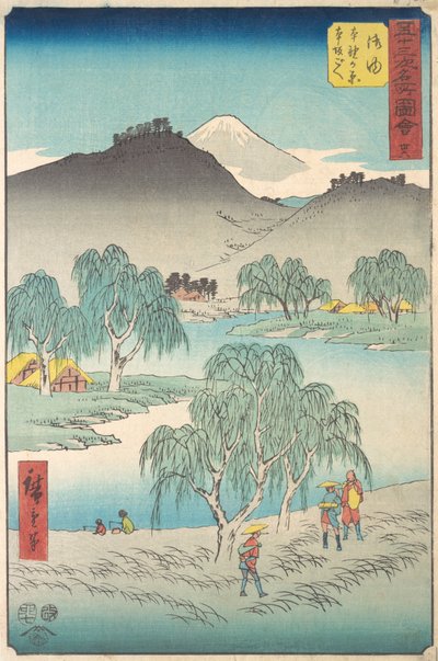 Goyu, 1855 door Ando Hiroshige