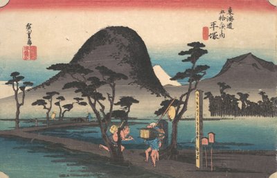 Hiratsuka, Nawate Do, ca. 1834 door Ando Hiroshige