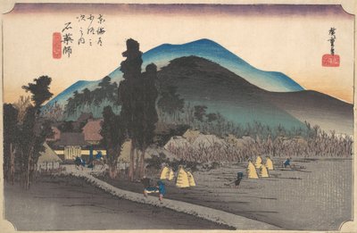 Ishiyakushi, Ishiyakushi Ji, ca. 1834 door Ando Hiroshige