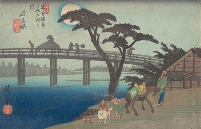 Nagakubo Station No. 28 door Ando Hiroshige