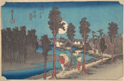 Numazu Ki Kure, ca. 1834 door Ando Hiroshige