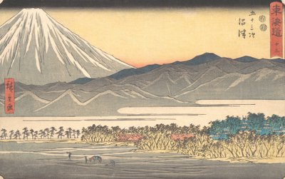 Numazu, ca. 1840 door Ando Hiroshige