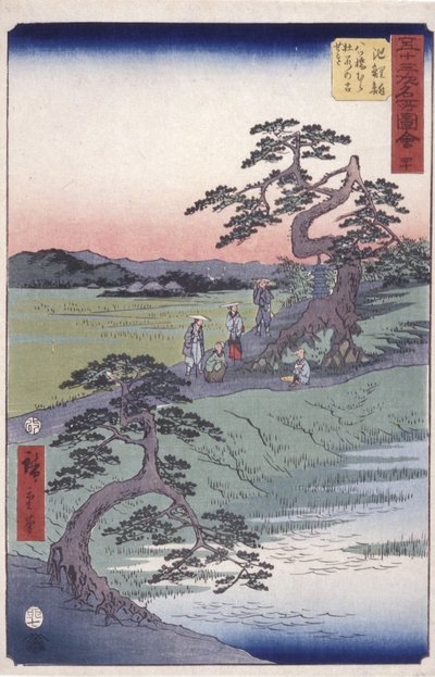 Chiryj door Ando or Utagawa Hiroshige