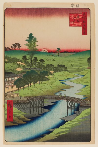 Furukawa, Hiroo door Ando or Utagawa Hiroshige