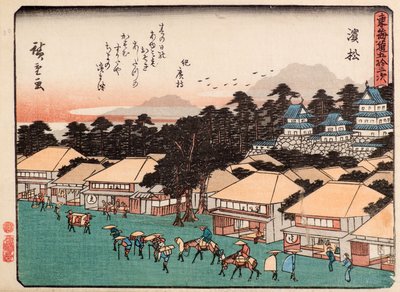 Hamamatsu door Ando or Utagawa Hiroshige