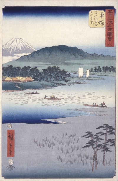 Hirazuna door Ando or Utagawa Hiroshige