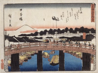 Nihonbashi door Ando or Utagawa Hiroshige