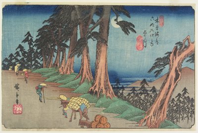 Nr. 26 Mochizuki door Ando or Utagawa Hiroshige