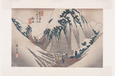 Nr. 29, Wada door Ando or Utagawa Hiroshige